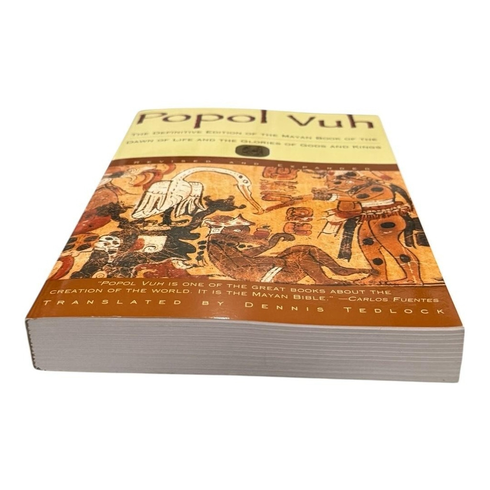 Popol Vuh Definitive Mayan Book Dennis Tedlock Revised Expanded Paperback Quiche - Picture 4 of 9